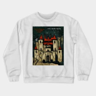 Picasso Style Dracula’s Castle Crewneck Sweatshirt